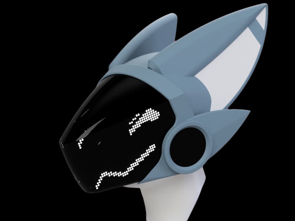 EDGE Protogen head silhouette